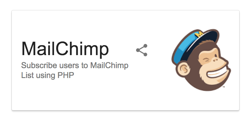 MailChimp subscribe users to list using PHP