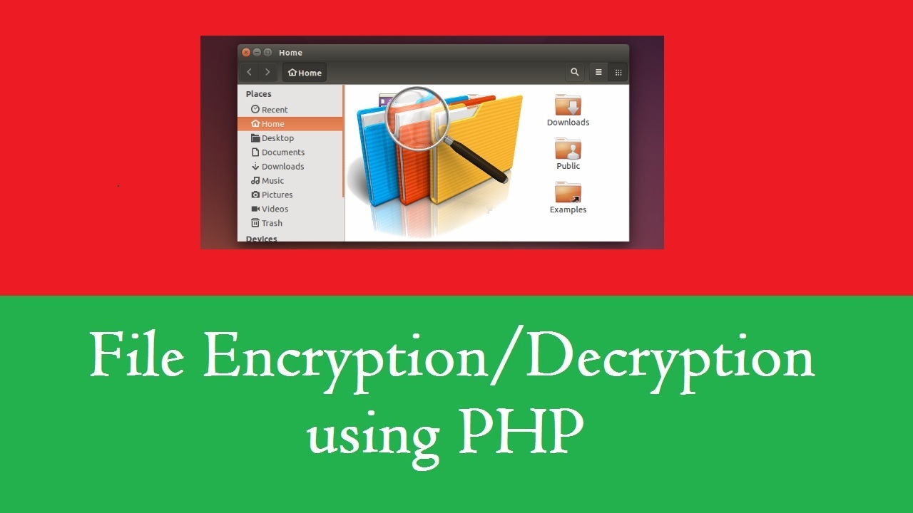 Encrypt and Decrypt File using PHP